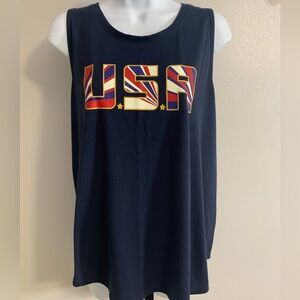 Xersion Navy Relaxed Tank